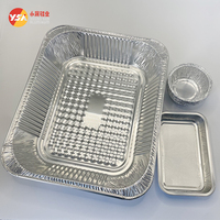 Robuste Lebensmittelgeeignete Aluminiumfolie-Behälter, Halbe/Volle Größe, Tiefe Dampfgarer-Schale, Ofenfest
