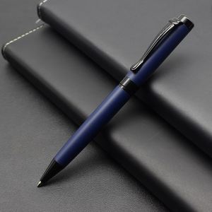 Matte Black Metal Click Ballpoint <b>Pen</b>, Minimalist Executive Signature <b>Pen</b> Custom Laser Logo for Business Corporate Office Gift - Product Image 6