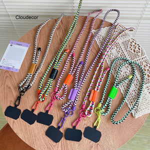 Coloré à la main <span class=keywords><strong>téléphone</strong></span> épaule corde <span class=keywords><strong>téléphone</strong></span> étui support <span class=keywords><strong>bandoulière</strong></span> <span class=keywords><strong>collier</strong></span> robuste caméra sangle unisexe longue Smartphone cou sangle - Product Image 1