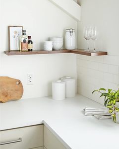 Wall Mounted Rustic Wood Floating <strong>Shelves</strong> <strong>Small</strong> Hanging Display <strong>Shelves</strong> for Bathroom Bedroom Living Room <strong>Kitchen</strong> - Product Image 2