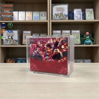 Boîte de présentation rotative pliable en acrylique résistante aux UV à 99 % avec fermeture magnétique pour TCG OP04-13 One Piece Booster Box