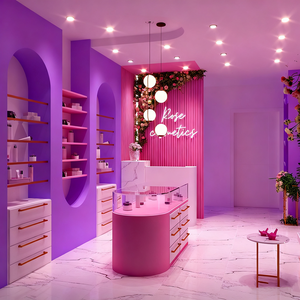 Dreamy Sweet-Cool Girl Style kosmetik Display Factory One-Stop Service untuk toko Makeup bermerek - Product Image 1