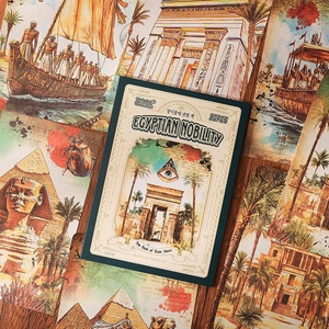 Colección de Escenas de Rosas, Pegatinas Decorativas Retro para Cubiertas de <span class=keywords><strong>Libros</strong></span> de Arquitectura, Material de Papel No Adhesivo para Diario - Product Image 2