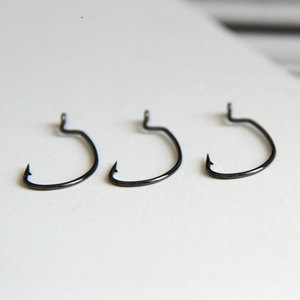 เบ็ดตกปลาแบบออฟเซ็ต รูปทรงหนอน ช่องกว้างเสริมความแข็งแรง สำหรับตกปลาทะเล - Product Image 4