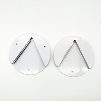 Ouvre-boîte circulaire pour armoire de cuisine – Ouvre-bouteille sous comptoir, pince à couvercles de bocaux, fixation sous table – Convient à toutes les tailles de couvercles