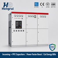 Système de commutation basse tension GGD AC 400V 2500A à montage fixe, système de barres omnibus de sous-station ACB Premium, panneau de relais de protection HengRui IP3X