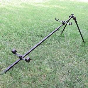 Trípode de aluminio ajustable para caña de pescar, soporte para caña de pescar de carpa, disponible en China - Product Image 2
