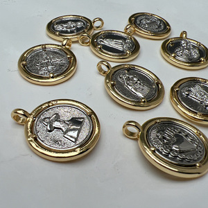 Colgante Transfronterizo de la Virgen de Guadalupe, Sagrado Corazón Europeo y Americano, para Collar, Pulsera, Colgante o Adorno DIY - Product Image 4