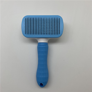 Peine Quita Pelos Automático de un Clic, de Acero Inoxidable y TPR, Autolimpiante, para Desenredar Nudos en Perros y Gatos, para Mascotas Pequeñas - Product Image 4