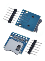 Carte d'extension de stockage TZT Mini, module de carte mémoire TF avec broches pour Arduino ARM AVR