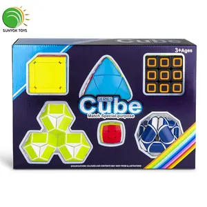 Magic cube set X cube muslim3 x 3 serpente cilindrico serpente giocattoli per bambini