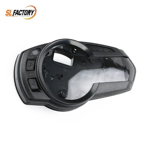Cubierta de Carcasa para Tacómetro de Motocicleta, Compatible con <span class=keywords><strong>Kawasaki</strong></span> <span class=keywords><strong>ZX6R</strong></span> ZX-6R 2009-2018, Plástico ABS Resistente, Color Negro, Accesorios para Velocímetro - Product Image 3