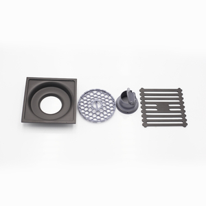 Siphon <span class=keywords><strong>de</strong></span> <span class=keywords><strong>sol</strong></span> carré 10 cm en acier inoxydable, anti-odeur, anti-colmatage, drain rapide, pour salle <span class=keywords><strong>de</strong></span> bain, douche, cuisine, balcon, couvercle <span class=keywords><strong>de</strong></span> drain <span class=keywords><strong>de</strong></span> déchets - Product Image 4