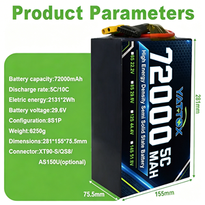 <b>Drone</b> Lithium 14S 72000mAh 44.4V Intelligent <b>Battery</b> for UAV Professional Use High Density - Product Image 2