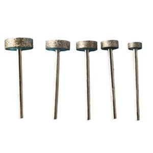 Aguja de perforación de jadeíta de 2,35 mm, cabezal de pulido de diamante plano en forma de T para tallado de piedra, herramienta de bricolaje - Product Image 1