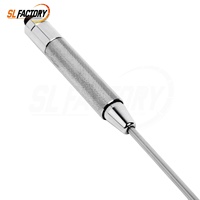 Antenne chromée durable pour moto, accessoires décoratifs, avec audio, confort et navigation, compatible avec Honda Goldwing GL1800 2001-2017