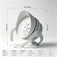 Projecteur LED modulaire haute puissance à prix d'usine, étanche IP65, puce COB, applications aéroport/stade/sport, télécommande, CRI