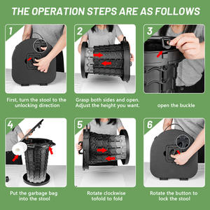 Toilettes de voyage extérieures portables de grande taille Installation facile Salle d'intimité pour le camping à domicile pour l'application de salle de bain de parking - Product Image 2