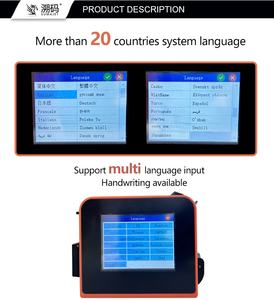 Mini impresora portátil de inyección de tinta de 12,7mm, codificador Manual de secado rápido para cartón y tubos de plástico metálico, resolución de 600 ppp - Product Image 5
