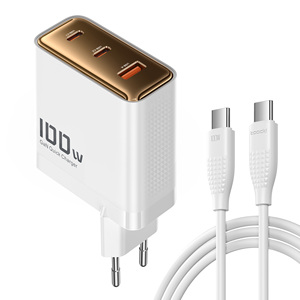 Toocki <span class=keywords><strong>100W</strong></span> <span class=keywords><strong>chargeur</strong></span> GaN de bureau 3 ports USB C station de charge rapide avec distribution d'alimentation pour la charge multi-appareils - Product Image 1