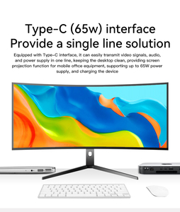 Moniteur LCD OEM 40 pouces IP45 écran incurvé R2500 4K 5K 60 <span class=keywords><strong>75</strong></span> <span class=keywords><strong>hz</strong></span> moniteur de jeu moniteur d'ordinateur pour jeux - Product Image 4