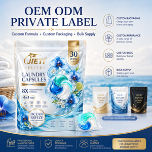 Automatic Washing Machine Laundry <b>Detergent</b> Pods | JIETI Floral Fruity Scent Long Lasting Fragrance Laundry Capsules - Product Image 2