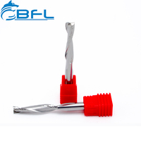 Fresa de Carburo Sólido de 2 Filos BFL, Corte Descendente, Recubierta de Altin y Estaño, Personalizable ODM/OEM para Corte CNC de Madera