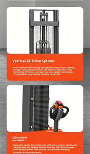 Apilador Eléctrico de Venta Caliente 1.6T 600mm Centro de Carga Uso Interior Manejo Industrial - Product Image 3