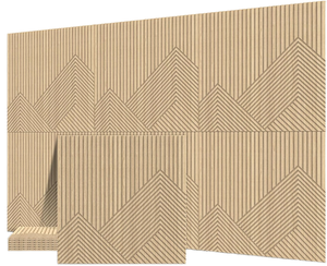 Panel Akustik Kayu Berlubang, Insulasi <span class=keywords><strong>Suara</strong></span>, Ubin Dinding & Plafon untuk Dekorasi Studio, Ruang Rapat, Bioskop - Product Image 1