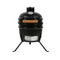 Mini grilles Kamado en céramique de 12 pouces pour la cuisine extérieure et intérieure Camping BBQ Grill