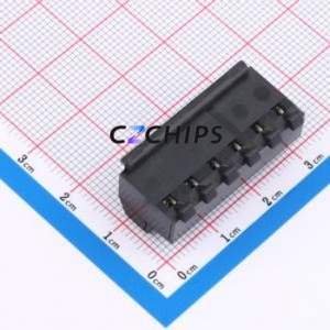 950-NLFL-DS/06 Plug-in Terminal Block P=5mm Connector ( Construction: 1x6P )( Pitch: 5mm )( Color: Black ) - Product Image 2