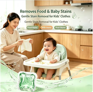 แคปซูลน้ำยาซักผ้าเด็กย่อยสลายได้ ขจัดคราบนม - Product Image 3