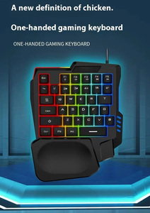 Clavier de jeu à une main avec sensation mécanique, ensemble clavier-souris Chicken Throne, <span class=keywords><strong>périphériques</strong></span> de jeu mobile - Product Image 5