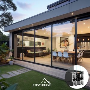 Cử<span class=keywords><strong>a</strong></span> sổ nhôm với kính cường lực đôi cách âm mở cử<span class=keywords><strong>a</strong></span> sổ mở nhiệt cho dân dụng và thương mại - Product Image 3