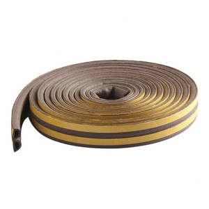 Bande d'étanchéité en mousse pour porte, 14x12mm, adhésive, étanche, pour combler les espaces entre les portes et les fenêtres, protection insonorisante - Product Image 1