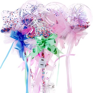 Starry Sky Magic <b>Wand</b> Glittering <b>Fairy</b> <b>Wand</b> LED Light Up Plastic Toy For Birthday Party Novelties Durable Trending - Product Image 5