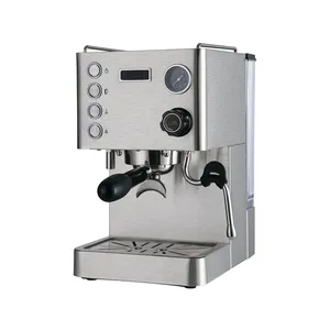 2022 새로운 도착 15 바 Led 스테인레스 스틸 이탈리아어 펌프 상업 커피 기계 에스프레소 커피 기계 카푸치노 커피