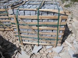 Giá rẻ Natual chia ánh sáng màu Xám <span class=keywords><strong>Granite</strong></span> Patio đá cuội đường lái xe pavers đá 10*10 để bán - Product Image 5