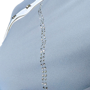 Chemise d'équitation tricotée la plus populaire pour l'été, avec décorations logo diamant, design patchwork, boutons, respirante et personnalisable - Product Image 3