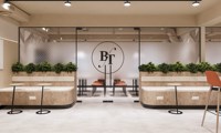 Aménagement de magasin de café de luxe pour la décoration intérieure de petites cafés, design de comptoir en bois pour café
