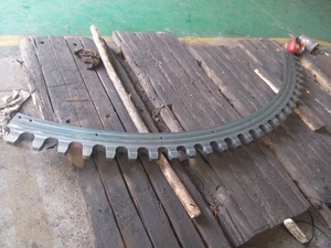 Heavy Dozer Idler y segmento de rueda dentada para Mini excavadora Bulldozer Drive Parts - Product Image 3