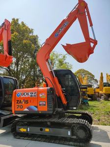 Mini-excavatrice sur chenilles Hitachi ZX70 d'occasion, modèle 2023, faible nombre d'heures, composants essentiels, machine de construction ZX60 ZX75 hydraulique - Product Image 6