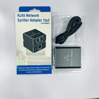 Répartiteur Ethernet Gigabit RJ45 1000 Mbps pour Réseau LAN et Internet, Adaptateur 1 Entrée 2 Sorties