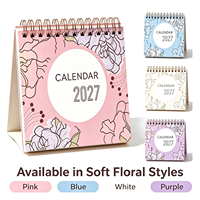 Carnet de composition A5 à spirale avec couverture en PVC à motif personnalisé, reliure cousue, 30 feuilles