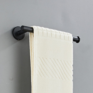 Porte-serviettes en acier inoxydable Saint Ruijia, noir, crochet simple, accessoires de rangement pour salle de bain, capacité de charge de 10 kg - Product Image 2