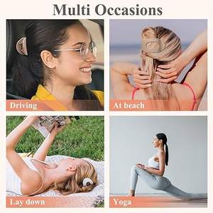 Pinzas de Pelo Planas y Redondas para Mujeres y Niñas, Pinzas Francesas de Sujeción Fuerte - Product Image 4