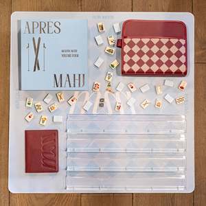 Aprs Mahj Themed Luxury Portable Acrylic American Mahjong Tile Set for 4 Players Factory Pre-order - Product Image 3