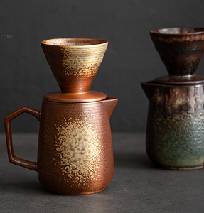 Kingze Classic 600ml Espresso de cerámica verter sobre cafetera ecológica viaje <span class=keywords><strong>café</strong></span> <span class=keywords><strong>Barista</strong></span> Juego de Herramientas - Product Image 3