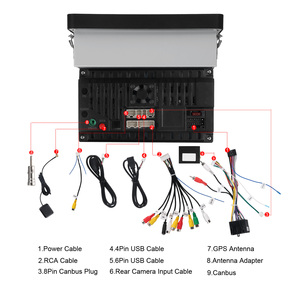 Hikity pour <span class=keywords><strong>Alfa</strong></span> <span class=keywords><strong>Romeo</strong></span> <span class=keywords><strong>159</strong></span> 2004-2011 7 "4 + 64G Android <span class=keywords><strong>autoradio</strong></span> stéréo sans fil Carplay/Android Auto/WiFi/<span class=keywords><strong>GPS</strong></span> OEM vente en gros - Product Image 5