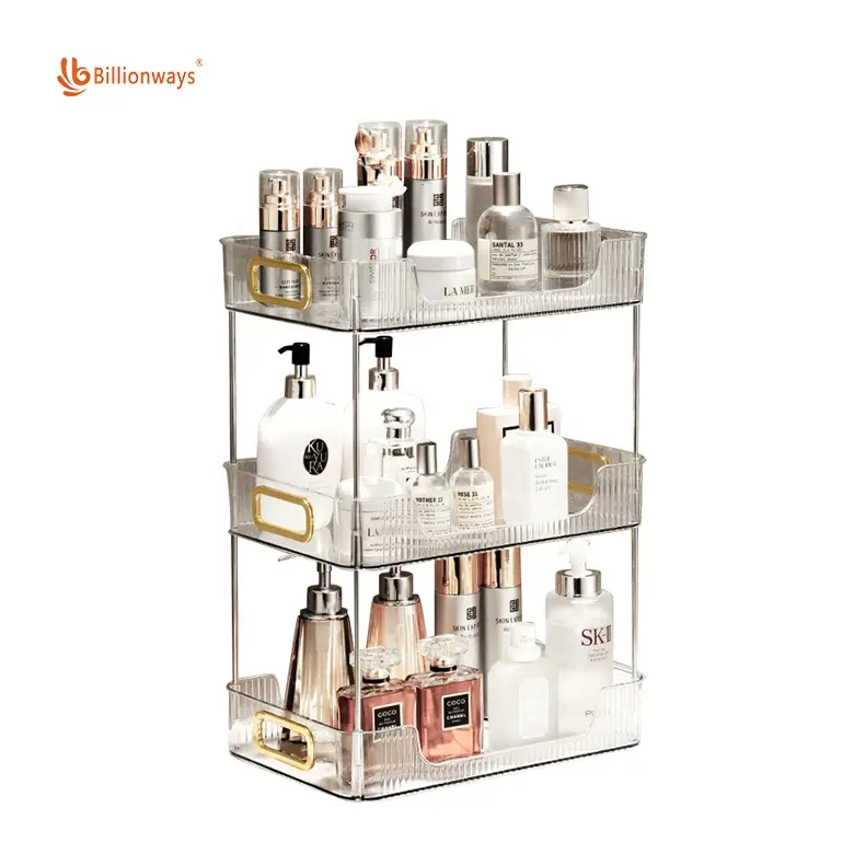 Dubbele Badkamer Pantry Onder Gootsteen Organisatoren En Opslag Pull-Out Cosmetica Kast Organizer